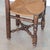 1940s French Carved Wood and Woven Chairs, Set of 4 For Sale - Image 9 of 12