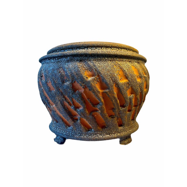 Vintage Artisan Mid-Century Ceramic Pottery Pot For Sale - Image 13 of 13