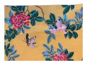 Bird and Butterfly by Bassett McNab Cotton - 6 Yards