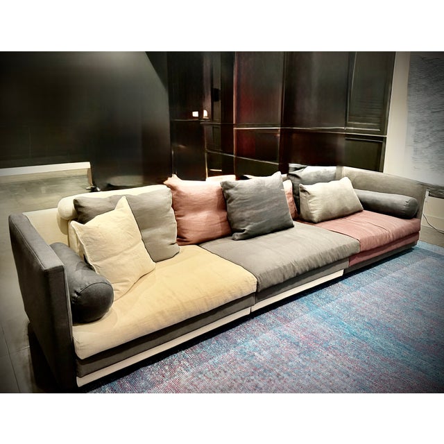 Contemporary Authentic Eilersen Cocoon Sofa | 135” Modular Danish Designer Sofa | Westport, Ct For Sale - Image 3 of 9