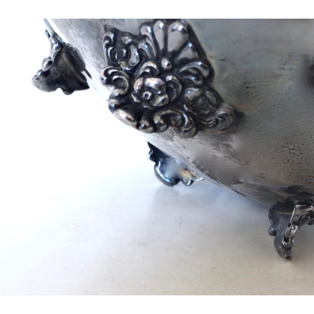 Silver Late 19thC Silver Plated Victorian Squirrel Figural Nut Bowl American Circa 1885 For Sale - Image 8 of 8