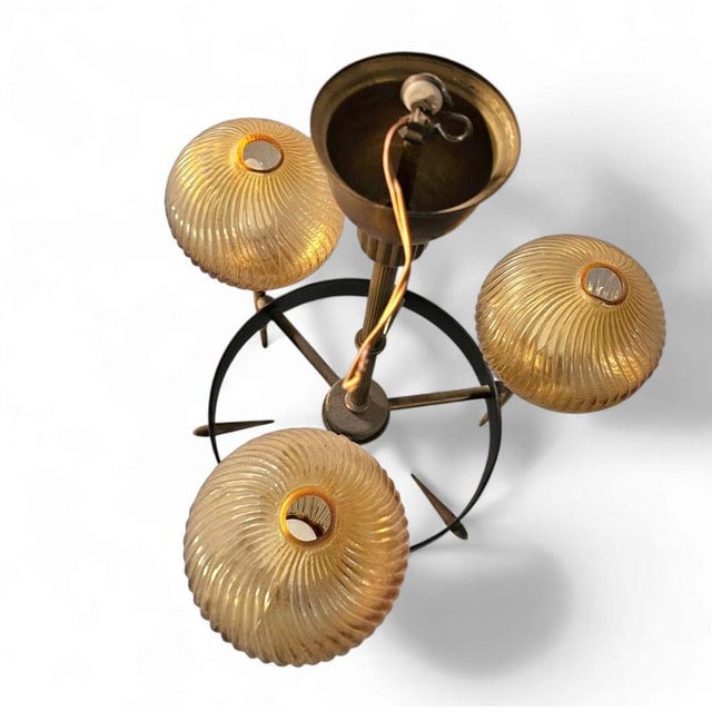 Vintage Hanging Lamp, 1950s For Sale - Image 6 of 11