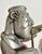 Folk Art Frank Meisler, Rare Vintage Israeli Judaica Rabbi Klezmer Violinist Sculpture Frank Meisler Art For Sale - Image 3 of 11