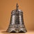 Late 20th Century Bronze Bell With Gold & Silver Inlay – Double Dragon Archaistic Zhong For Sale - Image 5 of 9