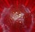 Mid 20th Century Barovier Toso Murano Vintage Deep Red Gold Flecks Spike Corners Italian Art Glass Mid Century Bowl For Sale - Image 5 of 8