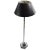 Aluminum Lotus Base Floor Lamp With Faux Bamboo Stem For Sale