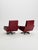 Metal Vintage Lounge Chairs in Leatherette, 1950s, Set of 2 For Sale - Image 7 of 11
