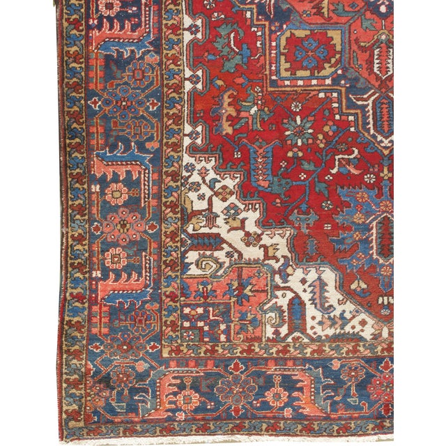 Vintage Rug 8'1 X 11'5 For Sale - Image 11 of 11