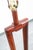 1960s Mid Century Modern Danish Solid Mahogany Floor Wood Lamp For Sale - Image 4 of 11
