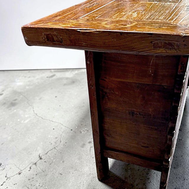 Polychromed Tibetan Cabinet Console Sideboard Circa 1850 For Sale - Image 13 of 18