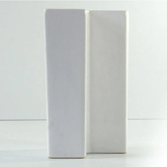Postmodern Postmodern Ceramic Vase from Delftswit, 1980s For Sale - Image 3 of 9