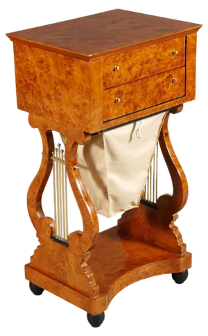20th Century Biedermeier Style Sewing Table