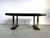 Vintage Lacquer and Brass Dining Table, 1970s For Sale - Image 9 of 12