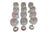 Set of 12 Baccarat Massena White Wine Clear Crystal Glasses No Trim 6-3/8” Mint&nbsp; Made in France 1979. Each Approx. 6...