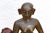 Indian Antique Indian Cinnabar Bronze Apsara Statue For Sale - Image 3 of 11