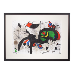 1971 Lithograph From “Derriere Le Miroir,” No. 193/194 by Joan Miró