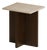 Roman Travertine and Smoked Oak Nightstand by Lebanto For Sale