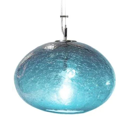Tempo Orbit Pendant Light from the Boa Lantern Collection in Lagoona For Sale - Image 4 of 4