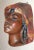 Antique Painted Plaster Black Americana Lady Nubian Relief Wall Sculpture Figure For Sale - Image 4 of 10