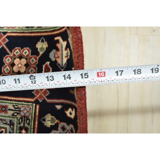 Heriz Rug 11'10'' X 17'10'' Red Wool Tribal Hand-Knotted Oriental Carpet For Sale - Image 11 of 13
