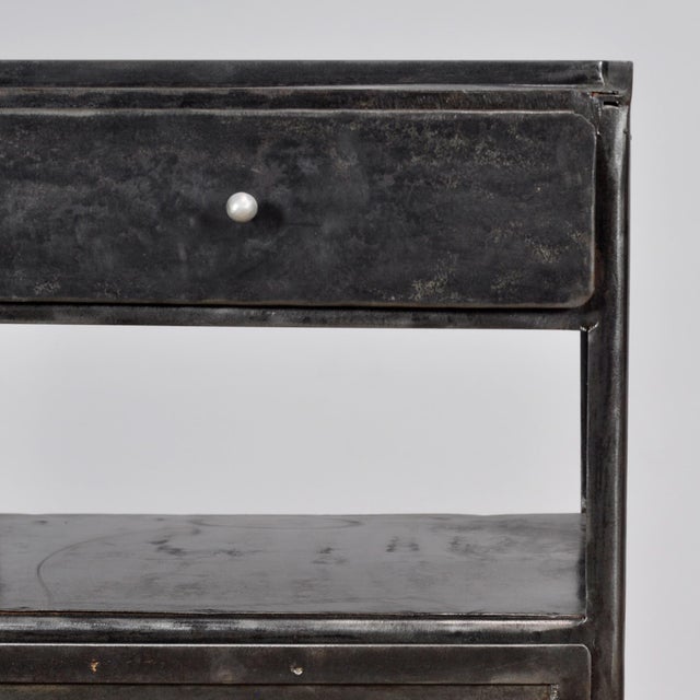 Metal Iron Bedside Table, 1910s For Sale - Image 7 of 12