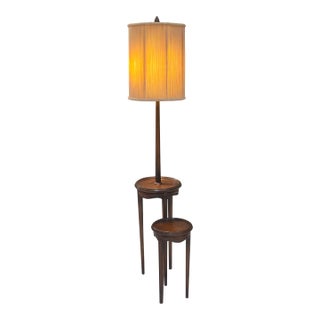 Authentic Mid-Century Modern Tiered Lamp Table – Timeless 1970s Design For Sale