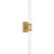 Owen 22" Double Bath Light in Antique-Burnished Brass with White Glass Designer: Chapman & Myers Finish: Antique-Burnished...
