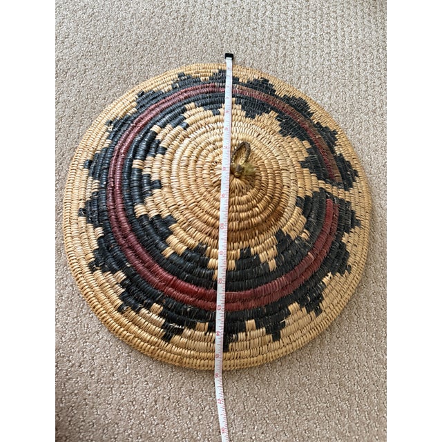 Vintage Navajo Wedding Basket — 16” Southwestern Native American Coiled Basket Offered is a beautiful vintage Navajo...