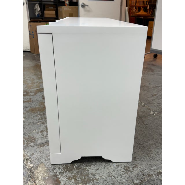 2020s Oly Studio Jackson Buffet, White Enamel For Sale - Image 5 of 12