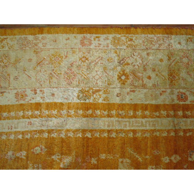 19th Century Angora Wool Oushak Rug - 8' x 10'3" For Sale - Image 9 of 18