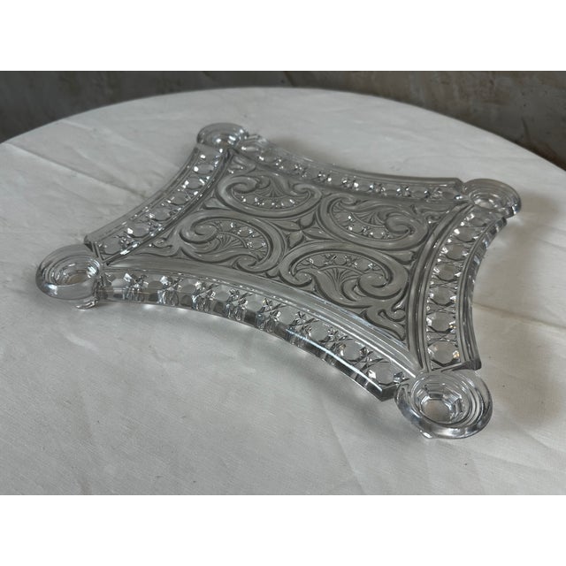 Glass Trivet from Baccarat, 1900s For Sale - Image 7 of 11