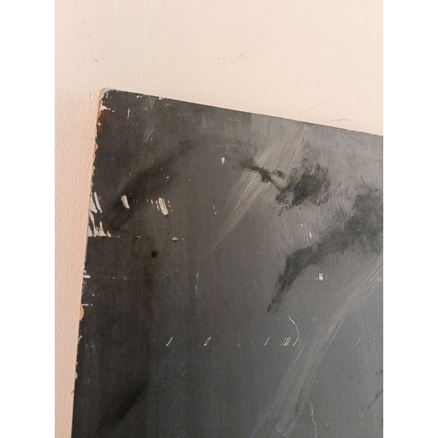 Portrait of Andy Warhol, 1980s, Painting on Chipboard For Sale - Image 15 of 16