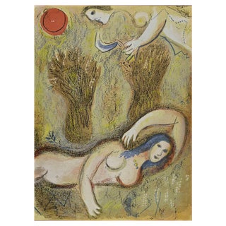 Marc Chagall, The Awakening of Boaz, Lithograph, 1960 For Sale