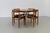 1960s Danish Walnut Dining Room Set by Henry Rosengren Hansen for Brande, 1960, Set of 7 For Sale - Image 5 of 18