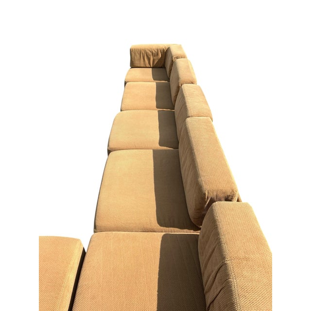 Textile 1970s Domani Modular Sofa For Sale - Image 7 of 11