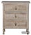 This matching set of two Coastal bedside tables features three drawers and is crafted from solid mango wood with a natural...
