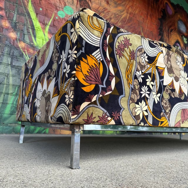 チャーリー Adrian Pearsall for Craft Associates Sofa With Jack Lenor Larsen