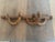 American Rustic Early American Wood and Brass Wall Coat Rack For Sale - Image 3 of 8