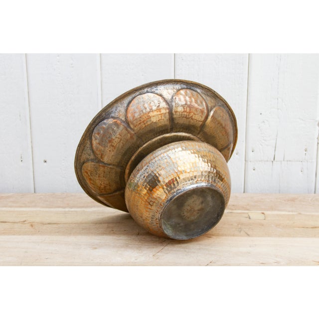 19th Century Silvering Copper Water Bowl For Sale - Image 9 of 12