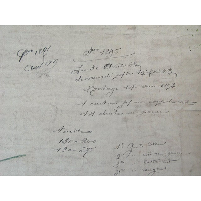 Paper Antique Jacquard Design on Paper For Sale - Image 7 of 7