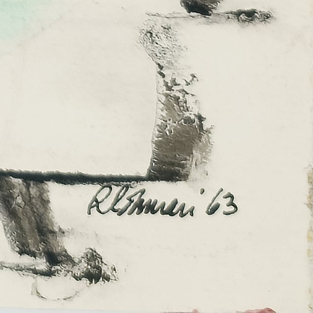 Paint Vase and Flowers - Robert Lohman, C. 1963 For Sale - Image 7 of 8