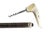 Brown Victorian Whippet Greyhound Dog Carved Handle Corkscrew Gadget Walking Stick For Sale - Image 8 of 10