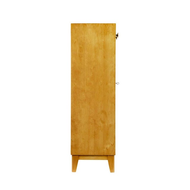 Fine quality birch bookcase made by well known makers bodafors of sweden. smaller in proportions of the norm, lends itself...
