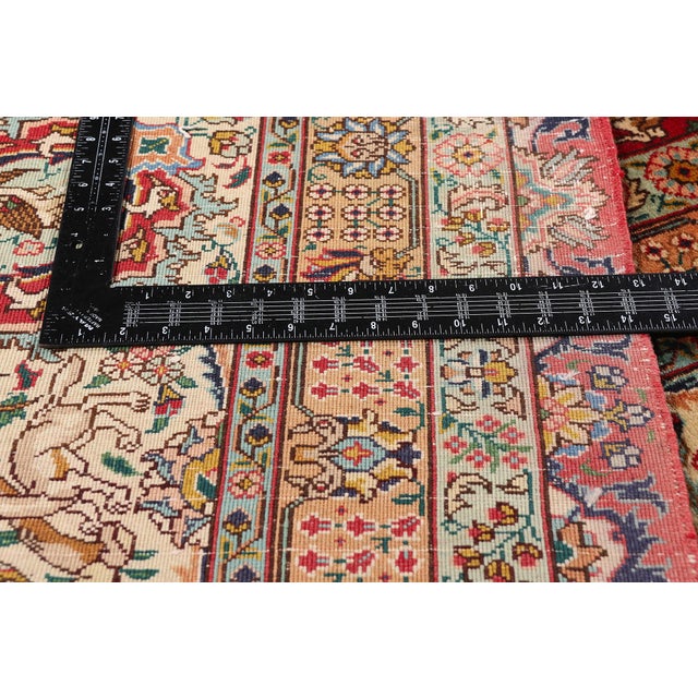 Textile Antique Persian Tabriz Rug, 14'11 X 19'03 For Sale - Image 7 of 10