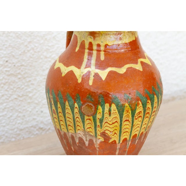 Vintage Hungarian Folk Art Pottery For Sale - Image 4 of 10
