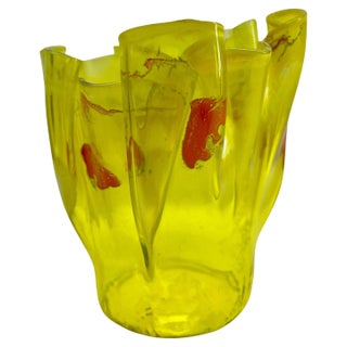 Art Glass Vase in the style of Johann Loetz Widow, Klostermühle, 1930s For Sale