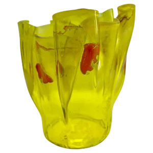 Art Glass Vase in the style of Johann Loetz Widow, Klostermühle, 1930s