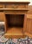 Large English Desk with Brown Leather For Sale - Image 15 of 18