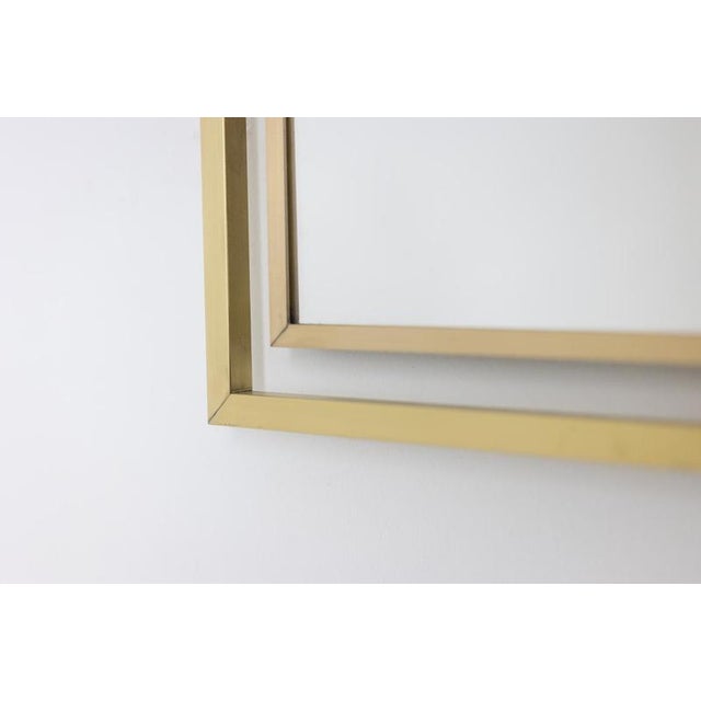 Boizot Model Mirror in Brass For Sale - Image 4 of 9