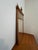 1920s 1920s Pecan Fruitwood French Provincial Wall Mirror With Watercolor Painting For Sale - Image 5 of 9